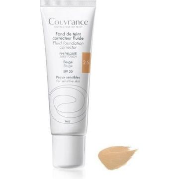 Avène - Couvrance Fluid Foundation Corrector 2.5 Beige spf20