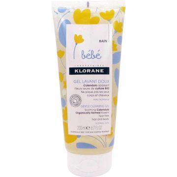 Klorane - Gentle Cleansing Gel Bébé- Jemný mycí gel pro děti od narození