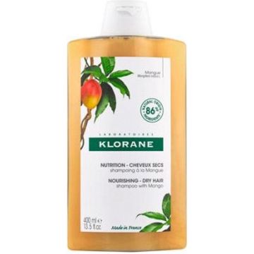 Klorane Haar Mangue Beurre de Mangue/Mangoboter Shampoo Droog Haar 400ml