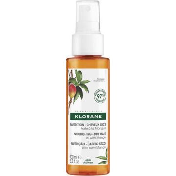 Klorane Haar Mangue Huile de Mangue Olie Droog Haar 100ml