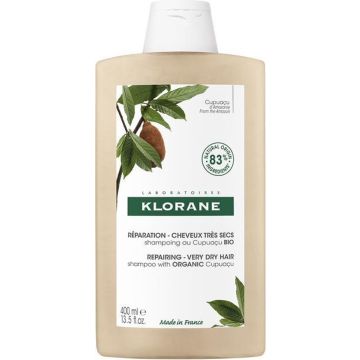 Klorane Haar Fleur de Cupuaçu Nutrion &amp; Réparation Shampooing Shampoo Droog/Beschadigd Haar 400ml