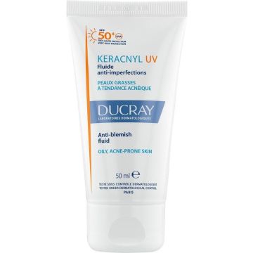 Ducray Keracnyl Uv Fluido Antimperfecciones Spf50+ 50 Ml