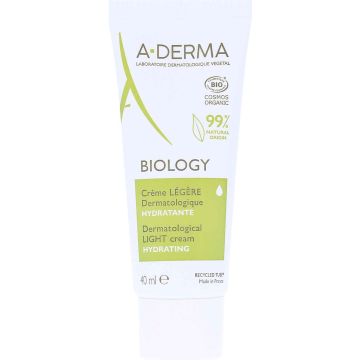 A-DERMA – BIOLOGY LICHTE DERMATOLOGISCHE CRÈME – Lichte hydraterende gezichtscrème – BIOLOGY