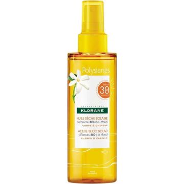 Polysianes Solar Dry Oil Spf30 - Zonnebrand - 200 ml