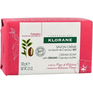 Klorane Zeep Huid Fleur D'Hibiscus Savon Crème