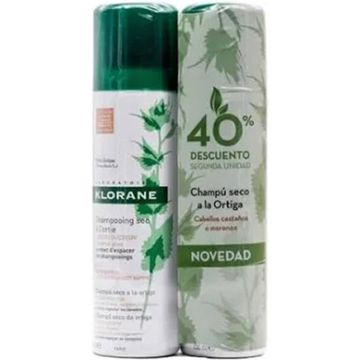 A La Ortiga Sebum-regulating Dry Shampoo With Color Set 2 Pcs By Klorane 2 Pcs