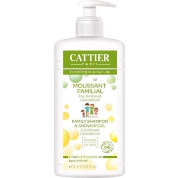 CATTIER Family Foaming Lactoserum Bio 1L + pomp