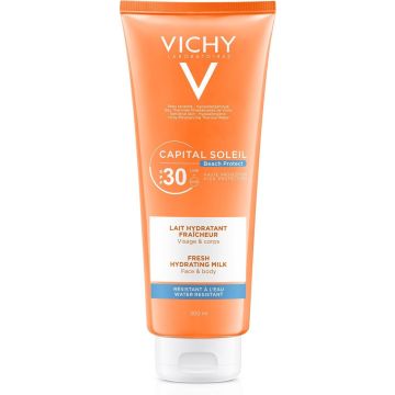 Vichy Capital Soleil SPF30 Frisse Hydraterende en Beschermende Zonnemelk - Lichaam en Gelaat 300ml