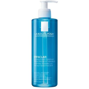 La Roche-Posay Effaclar Schuimende Reinigingsgel - Gezichtsreinigingsmiddel - voor een vette Huid met Neiging tot Acne - 400ml