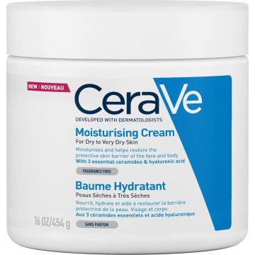 CeraVe - Moisturizing Cream - Bodycrème - droge tot zeer droge huid - 454g - Hydraterende Creme