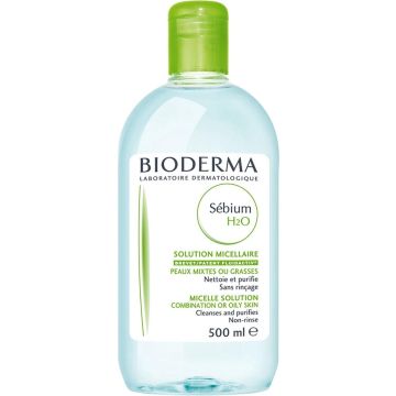 Bioderma Sébium H2O Purifying Cleansing Lotion Combination &amp; Oily Skin - 500 ml