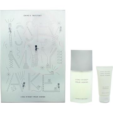 Issey Miyake L'eau D'issey Pour Homme Eau De Toilette 2 Piece Gift Set: Eau De Toilette 75ml - Shower Gel 50ml