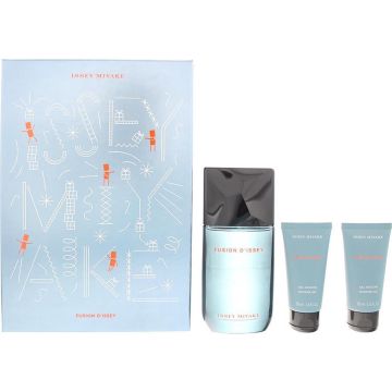 Issey Miyake Fusion D'issey Eau De Toilette 3 Piece Gift Set: Eau De Toilette 100ml - 2 X Shower Gel 50ml