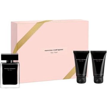 Narciso Rodriguez - For Her EDT 50 ml + Body Lotion 50ml + Shower Gel 50 ml - Giftset