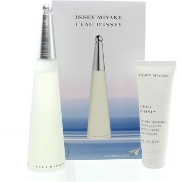 Issey Miyake L'Eau d'Issey Giftset - 100 ml eau de toilette spray + 75 ml bodylotion - cadeauset voor dames