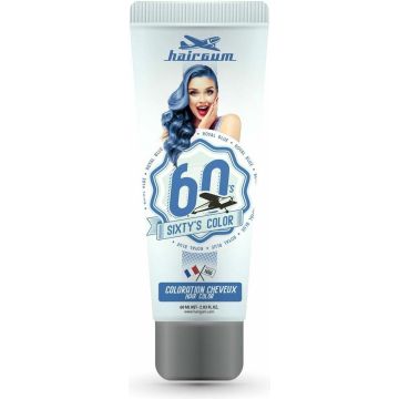 Semi-permanente kleurstof Hairgum Sixty's Color royal blue (60 ml)