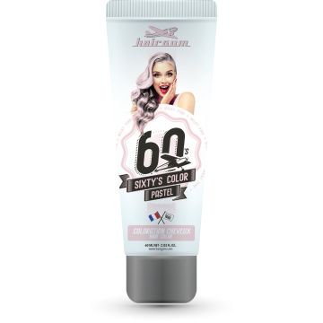 Semi-permanente kleurstof Hairgum Sixty's Color milky pink (60 ml)