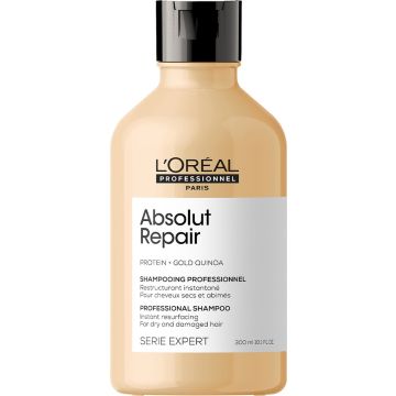 L’Oréal Professionnel Absolut Repair Shampoo – Herstelt beschadigd haar – Serie Expert – 300 ml