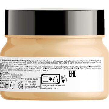 L’Oréal Professionnel Absolut Repair Golden Mask – Herstelt fijner, beschadigd haar – Serie Expert – 250 ml