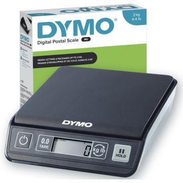 DYMO digitale postweegschalen | tot 2 kg capaciteit | 20 cm x 20 cm pakket- en verzendweegschaal