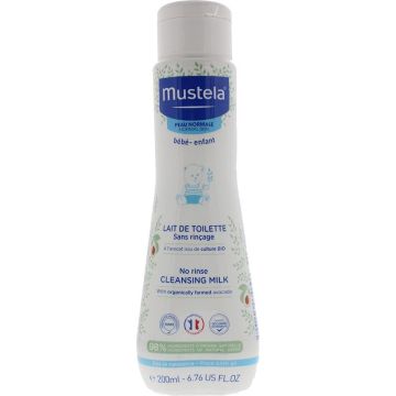 Mustela Reinigingsmelk Zonder Spoeling Droge Huid 200 ml