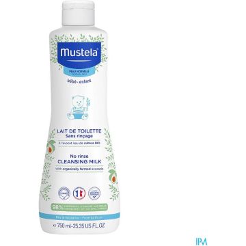 Mustela Toiletmelk zonder spoelen 750 ml