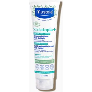 Mustela - STELATOPIA+ HERLIPIDERENDE CRÈME ANTI-JEUK BIO gecertificeerd