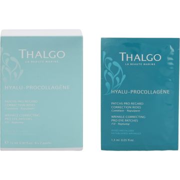 THALGO HYALU-PROCOLLAGENE WRINKLE CORRECTING EYE PRO PATCHES 8 X 2 eye patches