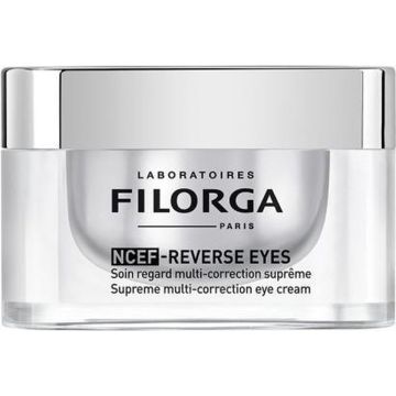 Anti-Veroudering Crème voor Ooggebied Filorga Ncef-Reverse Eyes Anti Wallen (15 ml)