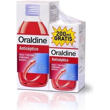 Mondwater Oraldine Antiseptisch (400 ml + 200 ml)