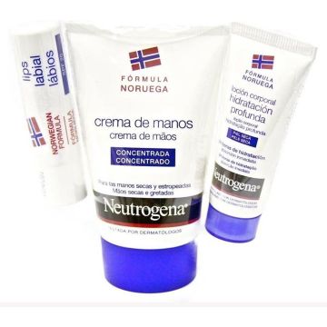 Neutrogena Scented Hand Cream 50ml + Lip Care Spf 20 4.8g