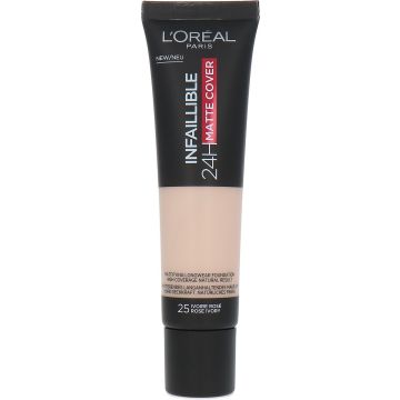 L'Oréal - Infaillible 24H Matte Cover Foundation - 25 Rose Ivory