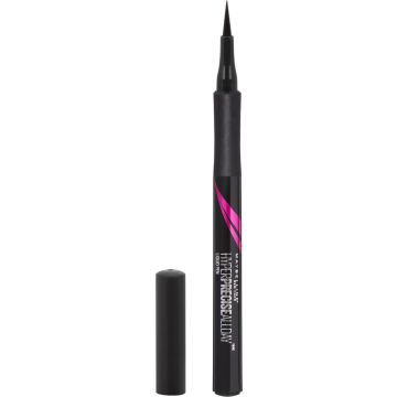 Maybelline New York - Hyper Precise All Day Liner - 01 Black - Zwart - Liquid Eyeliner