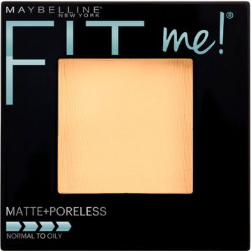 Maybelline New York - Fit Me Matte + Poreless Powder - 105 Natural Ivory - Matterend Poeder welke Poriën Zichtbaar Verkleind - 9 gr.