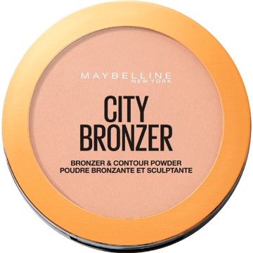 Maybelline City Bronzer Bronzer &amp; Countour Powder - 250 Medium Warm - Bronzing en Contouring Poeder - 51,4 gr.