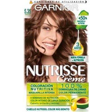 Permanente kleurcrème Garnier Nutrisse Creme 5.35/58 - Sequoia