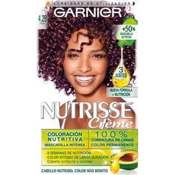 Permanent Dye Garnier Nutrisse Cassis Nº 4,26