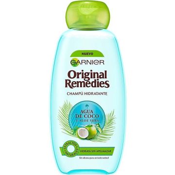 Vochtinbrengende Shampoo Original Remedies Agua Coco Y Aloe Garnier (300 ml)