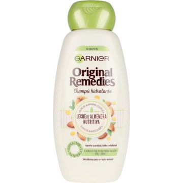 Shampoo ORIGINAL REMEDIES leche de almendras Garnier (300 ml)