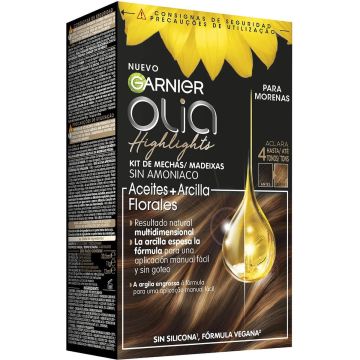 Permanente kleur Garnier Olia Highlights Brunette Wieken