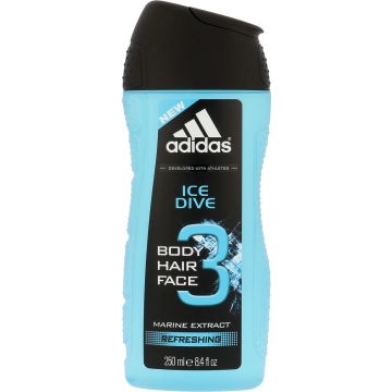 Adidas Douche &amp; Shampoo Men - Ice Dive 250 ml.