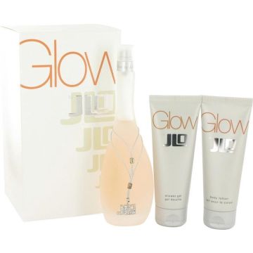 JLo Glow - Geschenkset - Eau de toilette 100 ml + Bodylotion 75 ml + Douchegel 75 ml