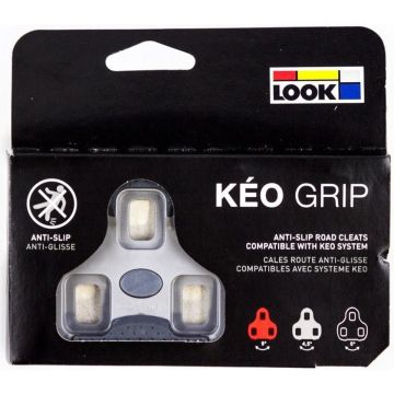 Look Schoenplaatjes Keo Grip Grijs Per Set