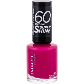 Rimmel London 60 seconds supershine Nagellak - 323 Funtime Fuchsia