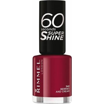 Rimmel London 60 Seconds Super Shine Nagellak - 340 Berries And Cream