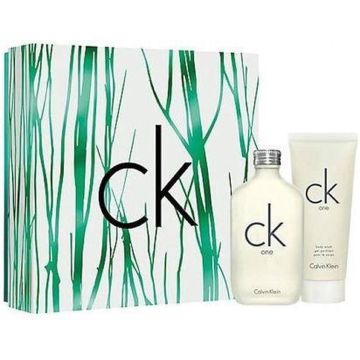 Calvin Klein CK One Unisex Giftset - EDT Spray 50ML en DG 100MLCalvin Klein