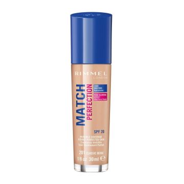 Rimmel London Match Perfection Foundation 201 Classic Beige