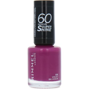 Rimmel 60 Seconds Super Shine Nagellak - 336 Violet En Vogue