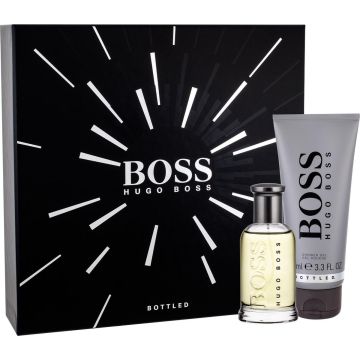 Boss Bottled, Barbati, Set: Eau De Toilette 50 Ml + Gel De Dus 100 Ml