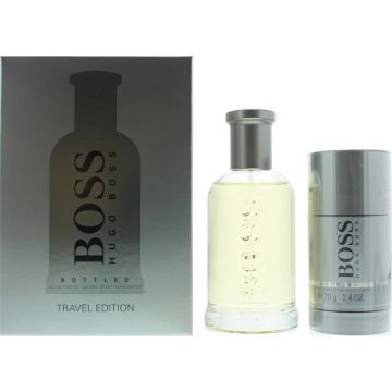 Hugo Boss Bottled Giftset - 100 ml eau de toilette spray + 75 ml deodorant stick - cadeauset voor heren